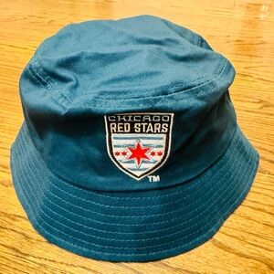 Chicago Red Stars Teal Bucket Hat NWOT NWSL Soccer Fan Gear